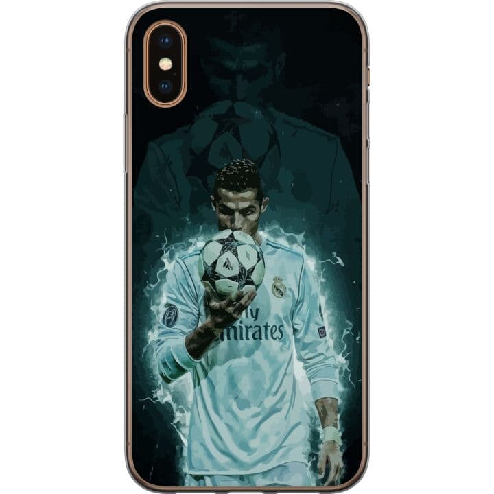 Apple iPhone X Genomskinligt Skal Ronaldo - 7
