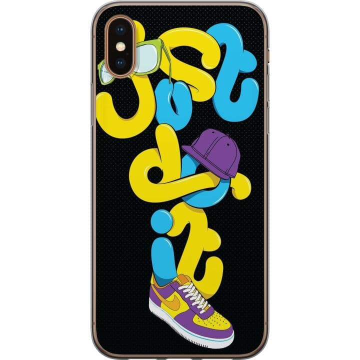 Apple iPhone XS Genomskinligt Skal Nike