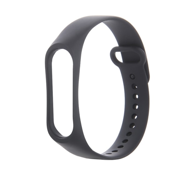 Armband i Silikon till Xiaomi Mi Band 3 4, Svart