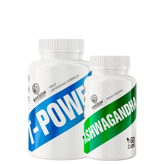 Ashwagandha 60 Kapslar - T-Power Testo DAA 200 Kapslar