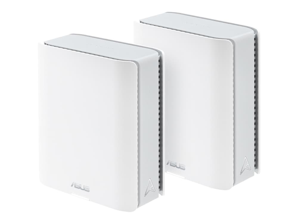 ASUS ZenWiFi BT8 - Wifi-system - (2 routrar) - upp till 5900 kvadratfot - mesh Wi-Fi 7, 2-5GbE, 5GbE, 10GbE flera band