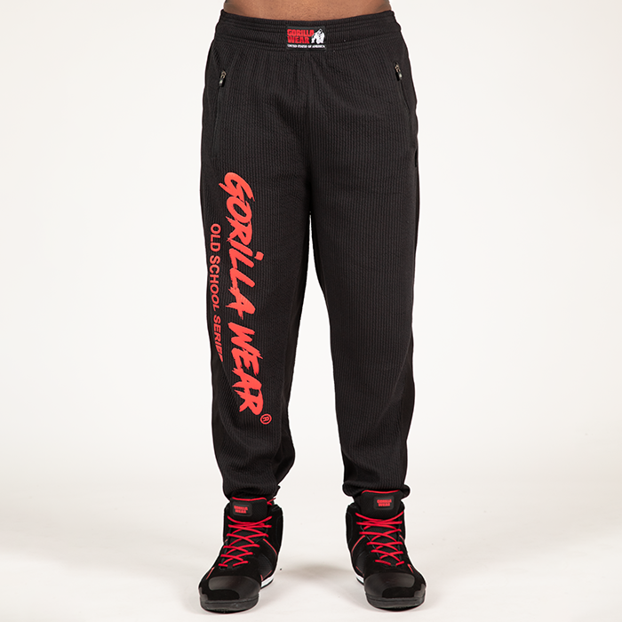 Augustine Old School Pants, Black/Red