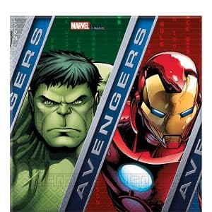 Avengers 20 st servetter 16x16 cm hulk captain america thor