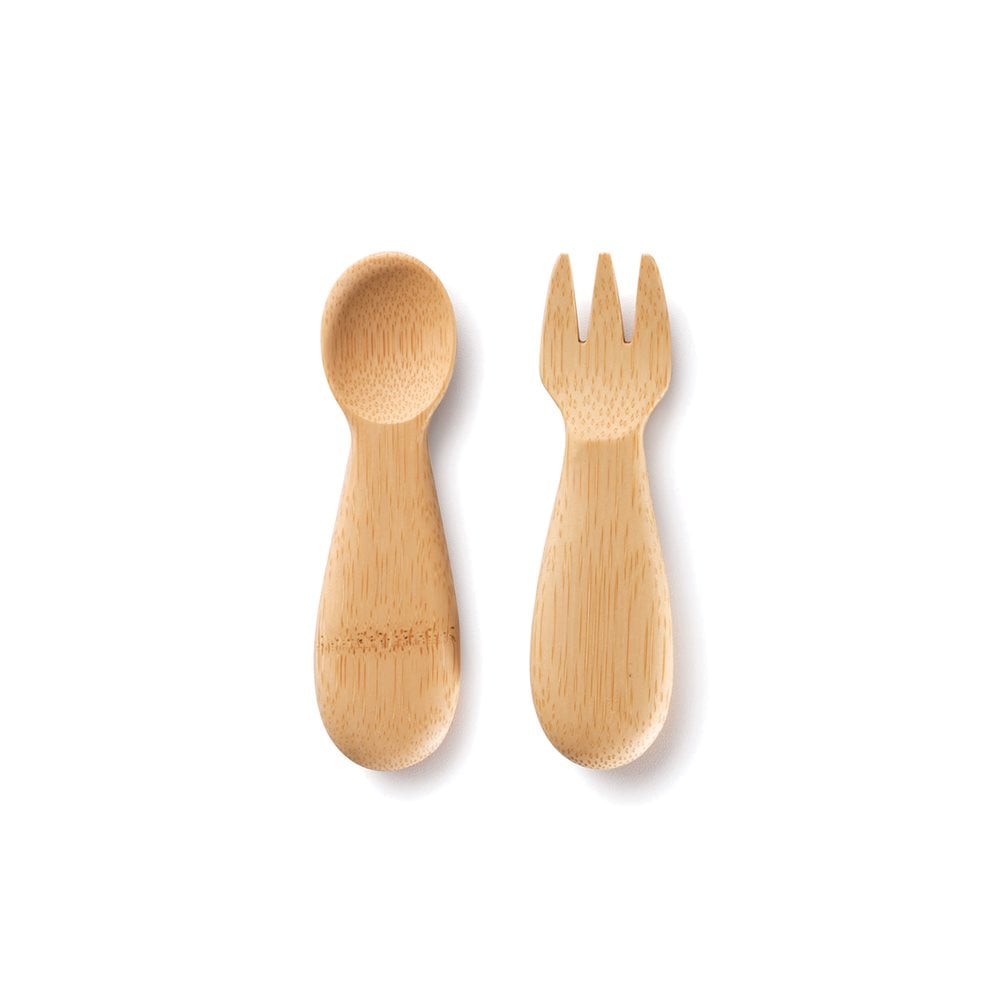 Bambu Home - Ekologisk Gaffel & Sked Baby i Bambu