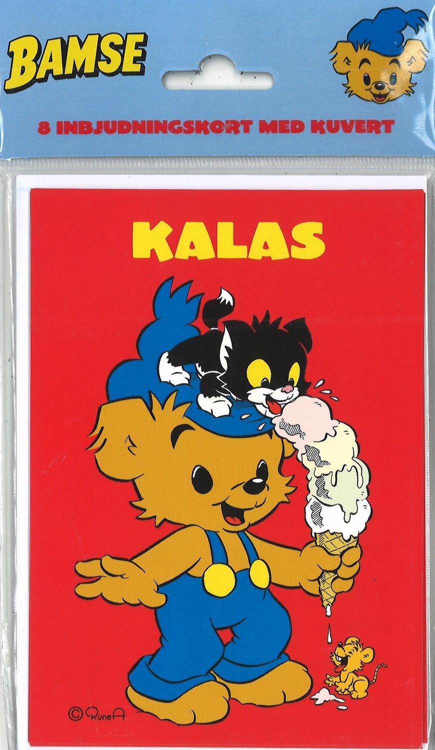 Bamse Inbjudningskort