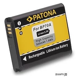 Batteri för Samsung BP70A 500mAh 3-7V
