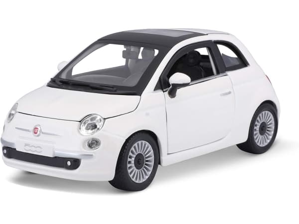 BBURAGO 18-22106, Modellpersonbil, Förmonterad, 1-24, FIAT 500, Metall, Plast, 3 År