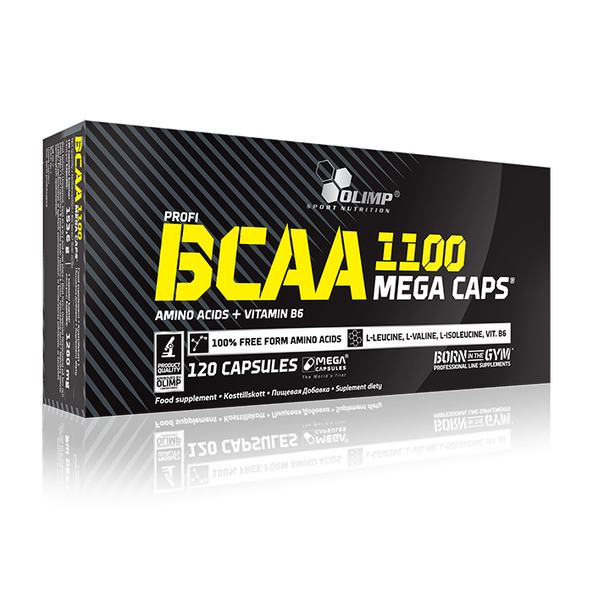 BCAA Mega Caps 120 kapslar
