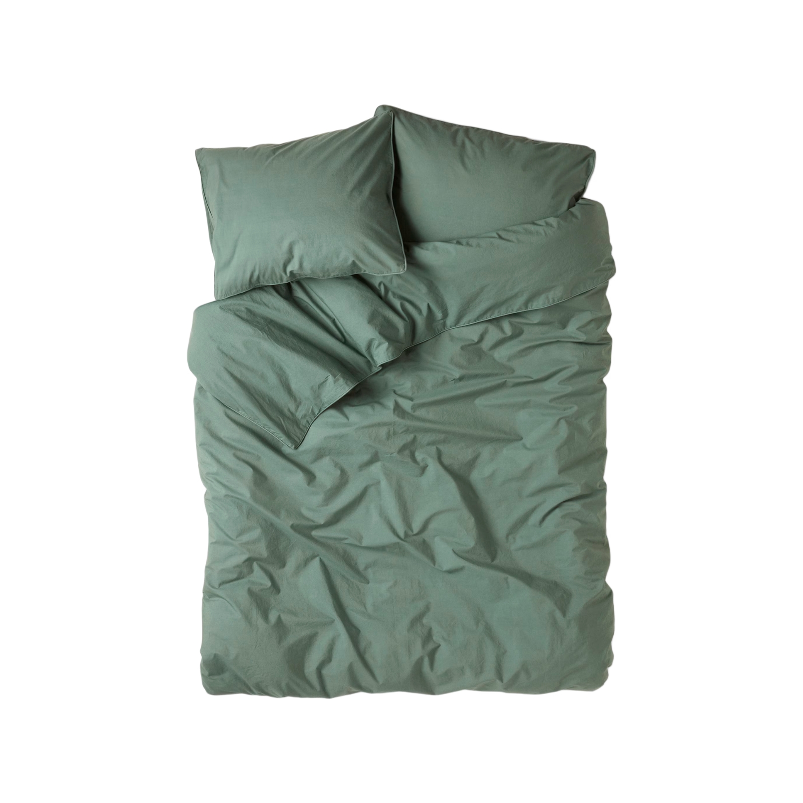 Bäddset Vide Percale 220x210cm Mörkgrön
