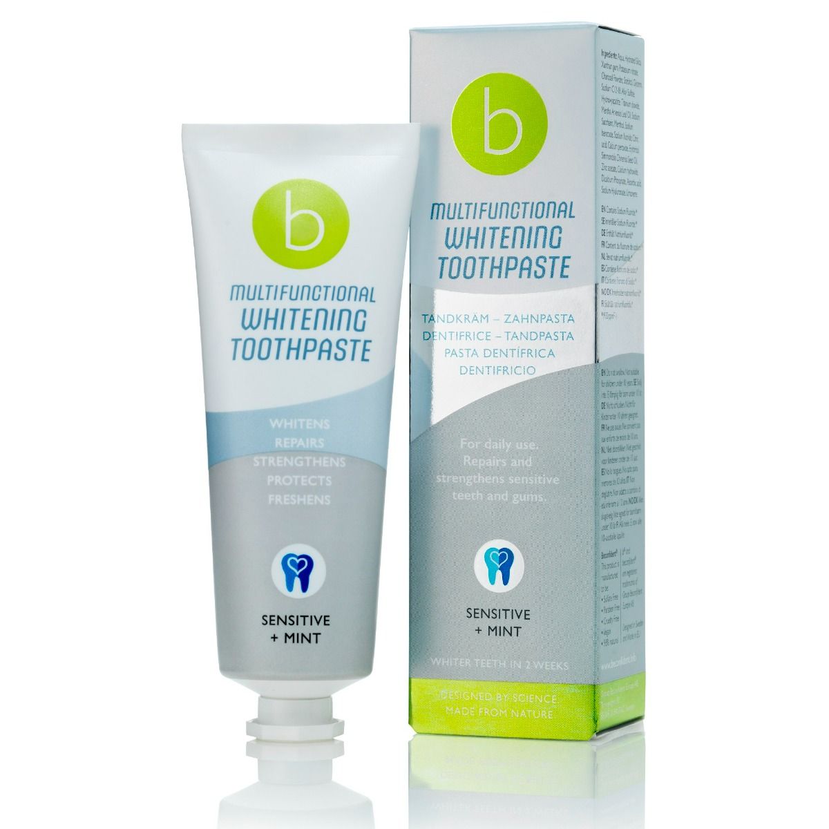 Beconfident Multifunctional Whitening Toothpaste Sensitive - Mint 75 ml
