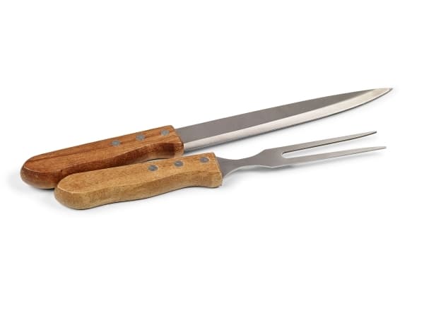 bercato Trancherset By Bercato - K- 33cm/ G- 26,5cm - Rostfritt stål, Acaciaträ