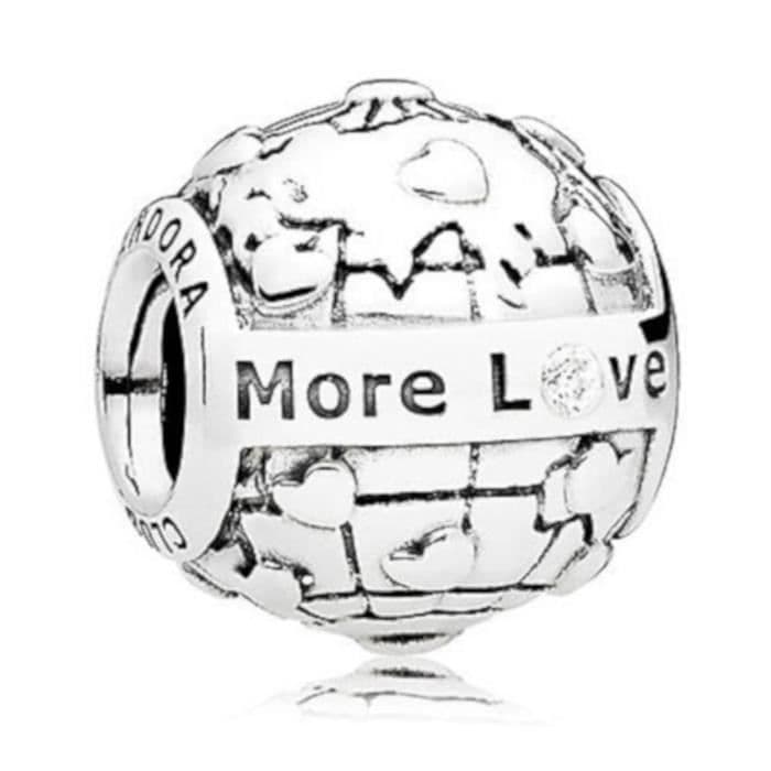 Berlock - Pandora - Club Charm 2018 - Silver 925 - Globe - Mer kärlek