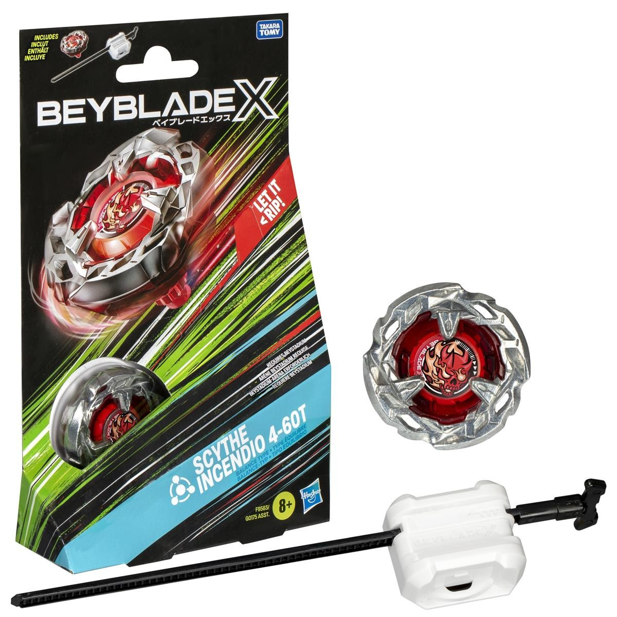 Beyblade X Starter Pack Scythe Incendio 4-60T