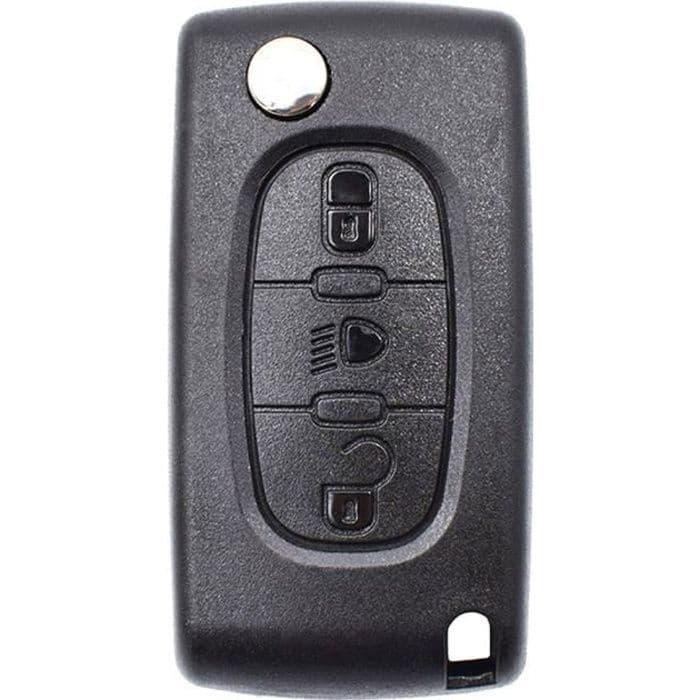 Bilfjärrnyckelskal för Citroen C2 C3 C4 C5 C6 C8 Fobfodral lock 3 knappar VA2 blad CE0523 2008 2009-2011