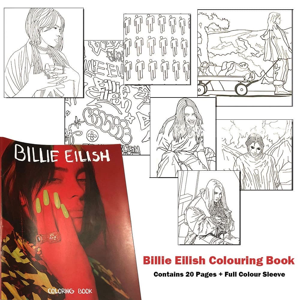 Billie Eilish Colouring Book- Billie