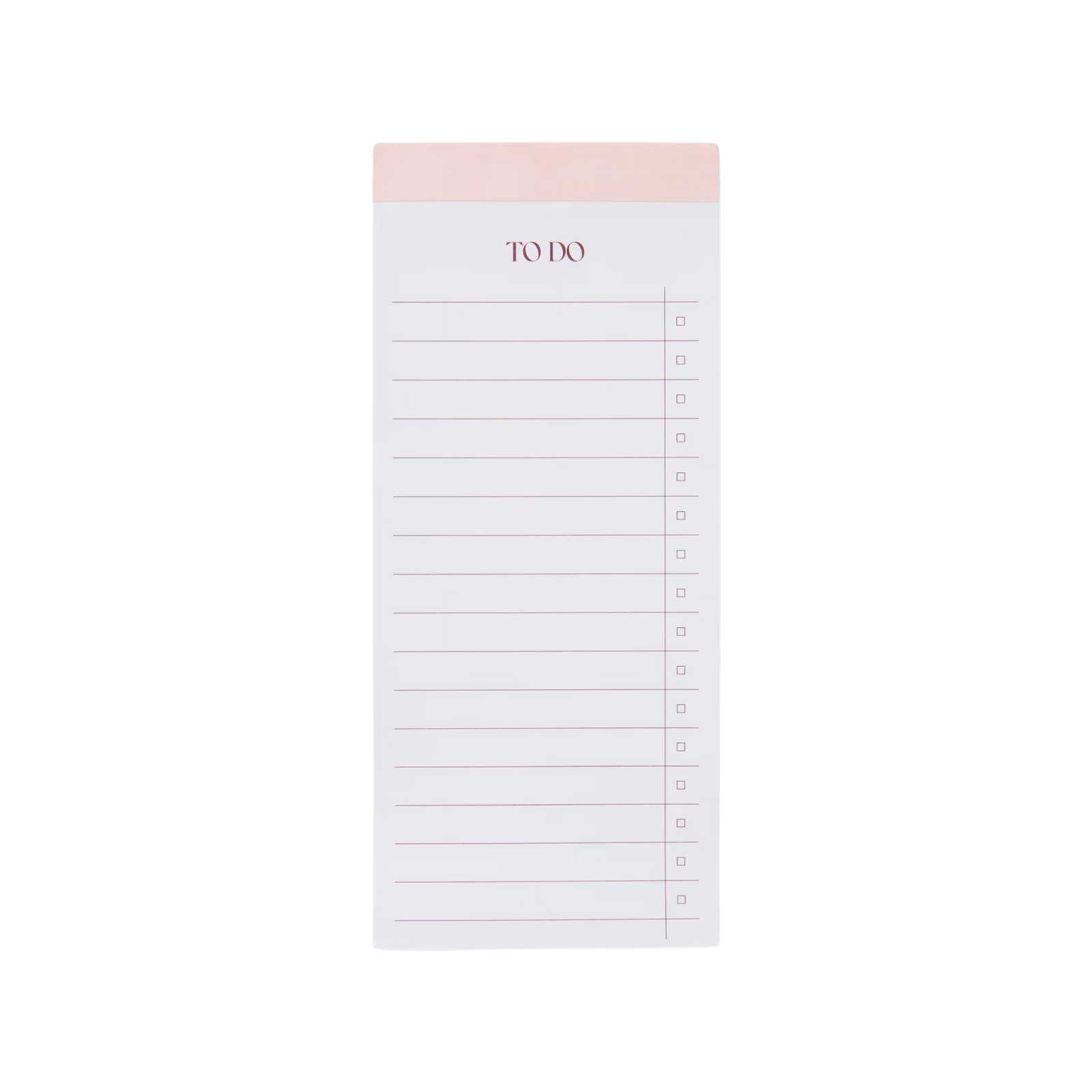 Block To Do KIT med magnet Ljusrosa