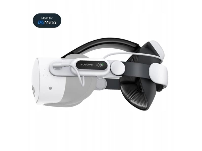 BOBOVR E3 PRO Batteriavlastningsrem för Meta Quest 3/3s