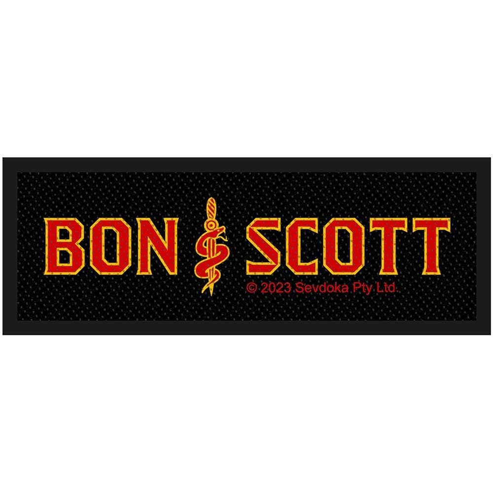 Bon Scott Standard Woven Patch- Brother Snake