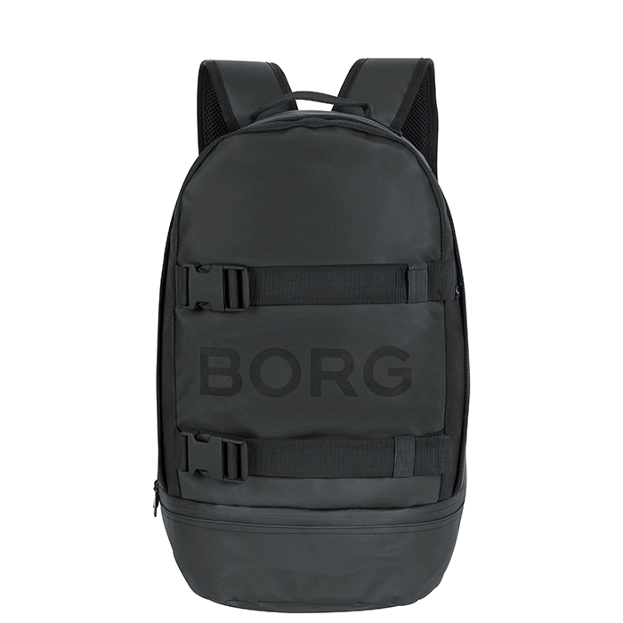 Borg Duffle Backpack, Black Beauty