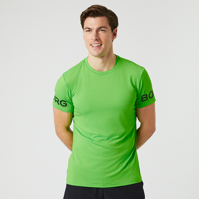 Borg T-shirt Brun