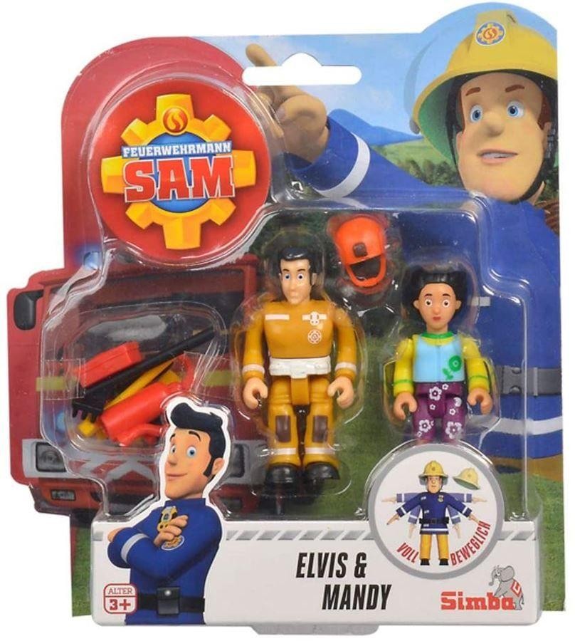 Brandman Sam Figurer Elvis & Mandy med tillbehör