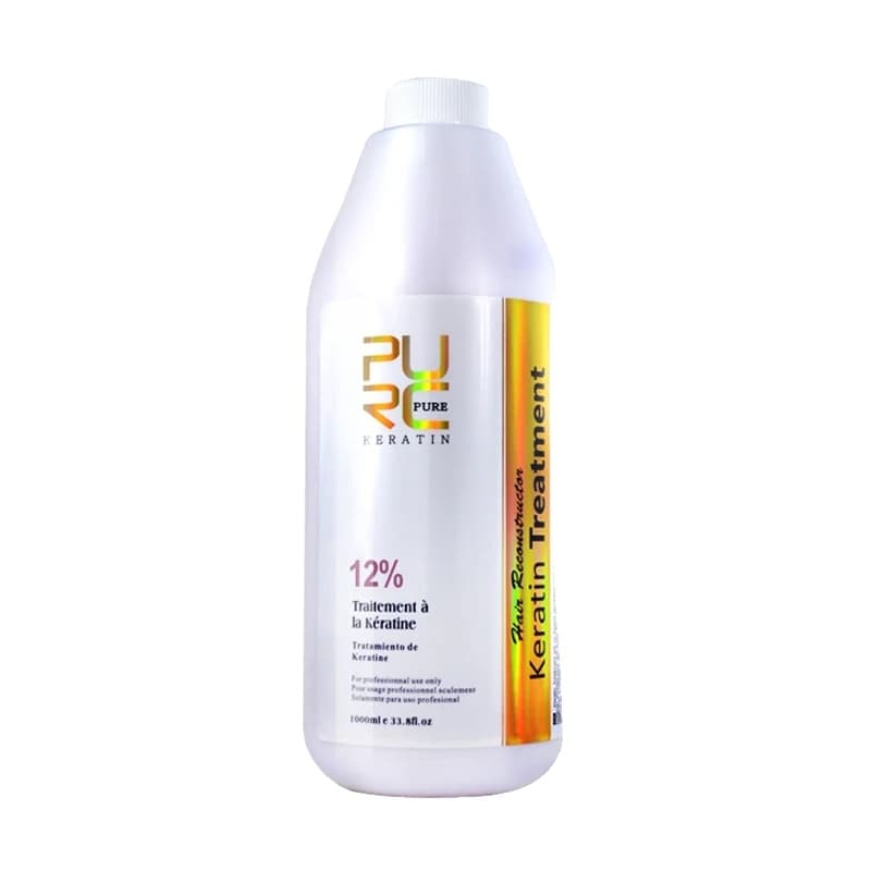 Brasiliansk keratinbehandling, reparerar skadat hår, 1000 ml,12 procent 1000ml