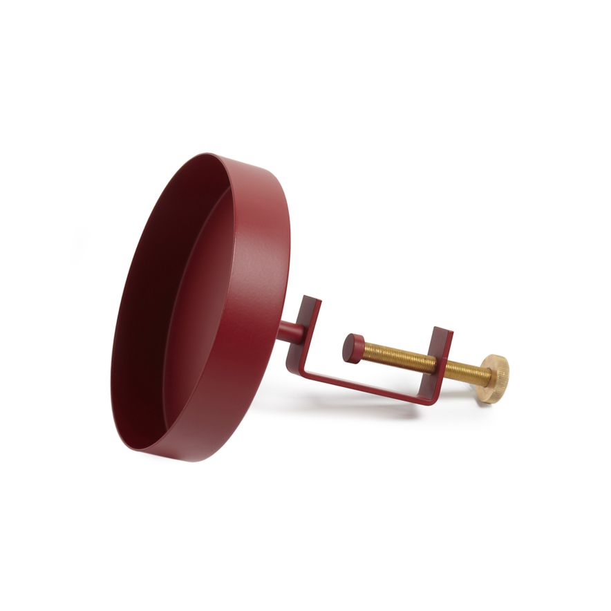 Bricka Clamp Tray S vinröd