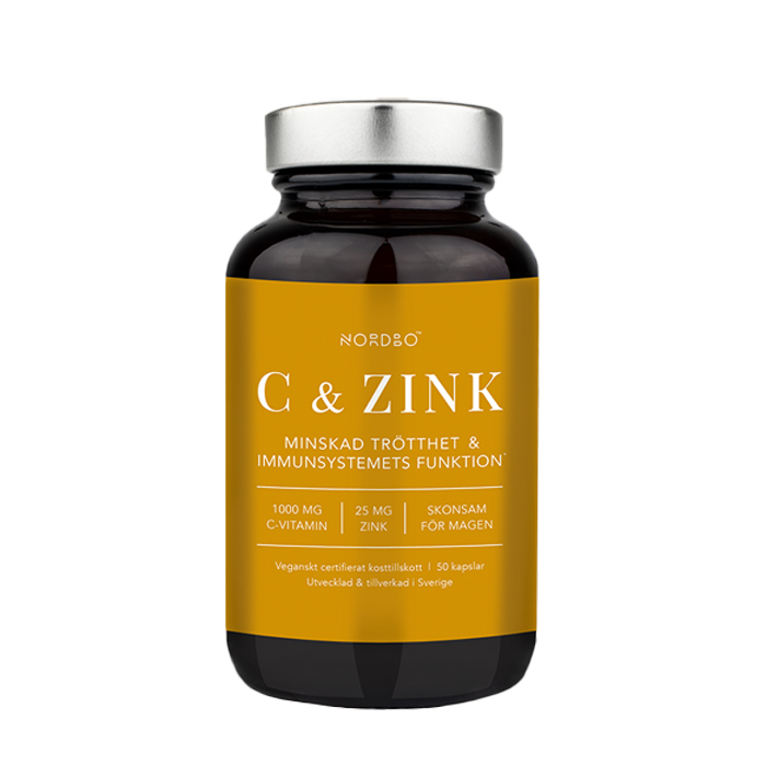C-vitamin & Zink 50 kapslar