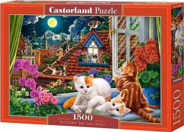 Castorland Pussel 1500 bitar Katter påtaket