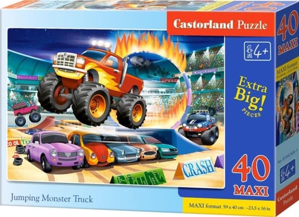 Castorland Puzzle 40 maxi Jumping Monster Truck CASTOR