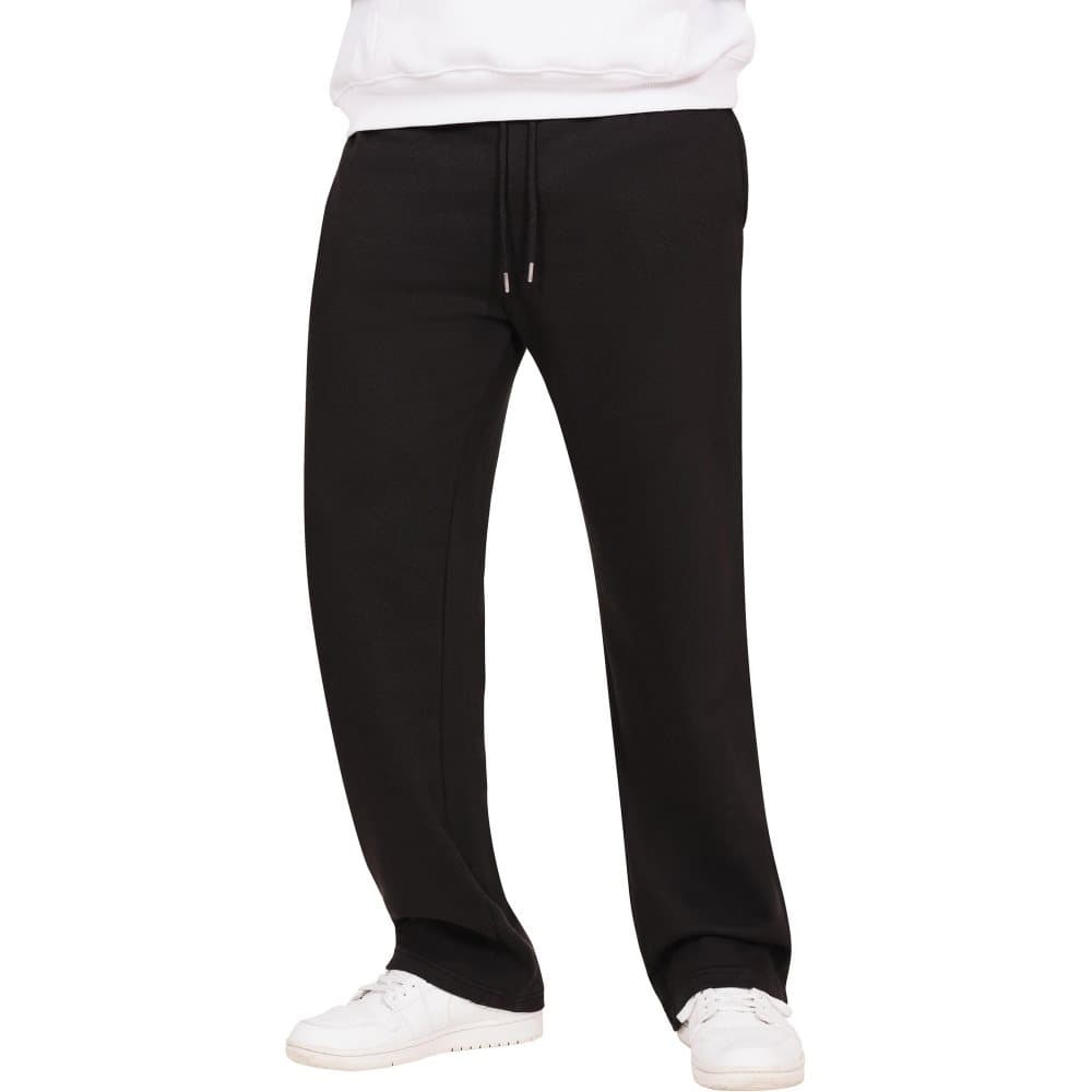 Casual Classics Joggingbyxor i ringspunnen bomull med avslappnad passform