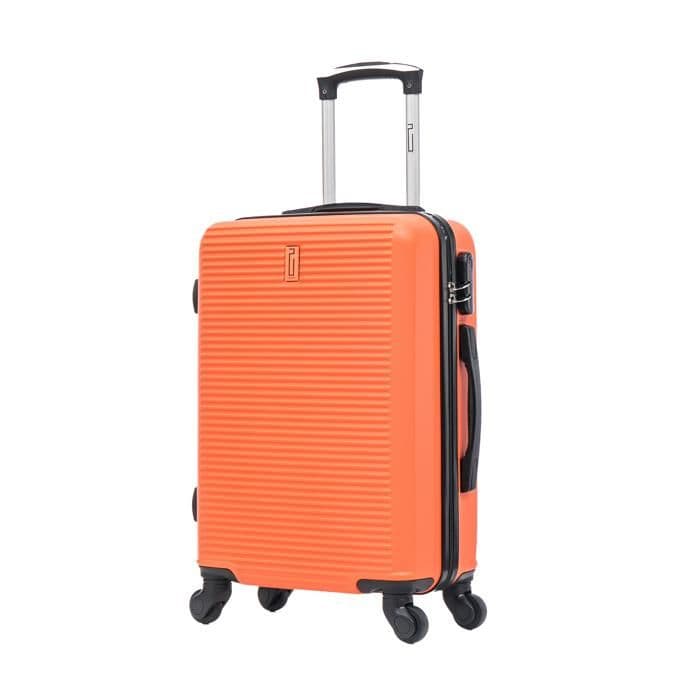 CELIMS FRANCE - Kabinväska 55x35x25 Helg Kabinväska EasyJet 55cm ABS-väska Integrerat hänglås Orange