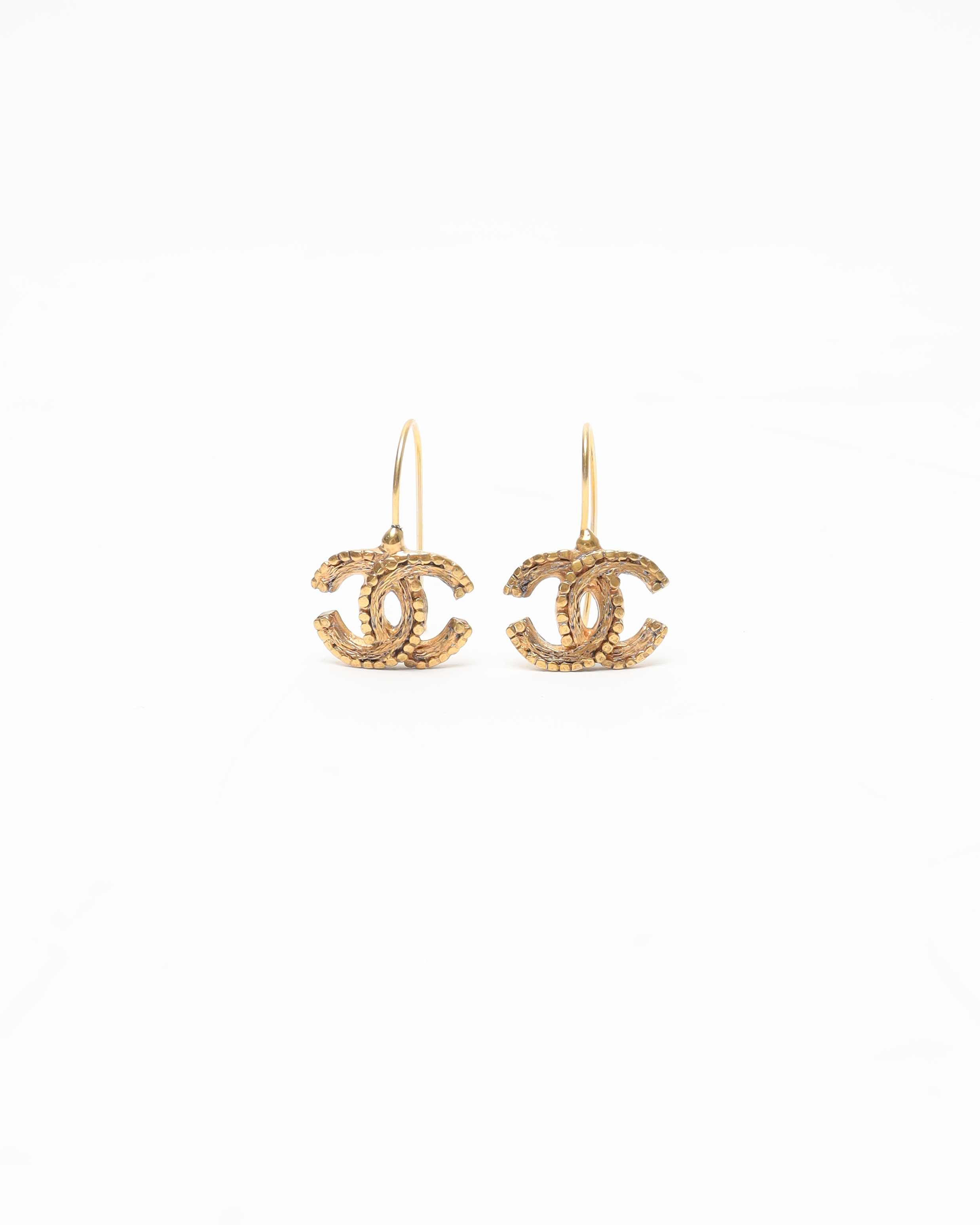 Chanel Coco Mark Hook Earrings