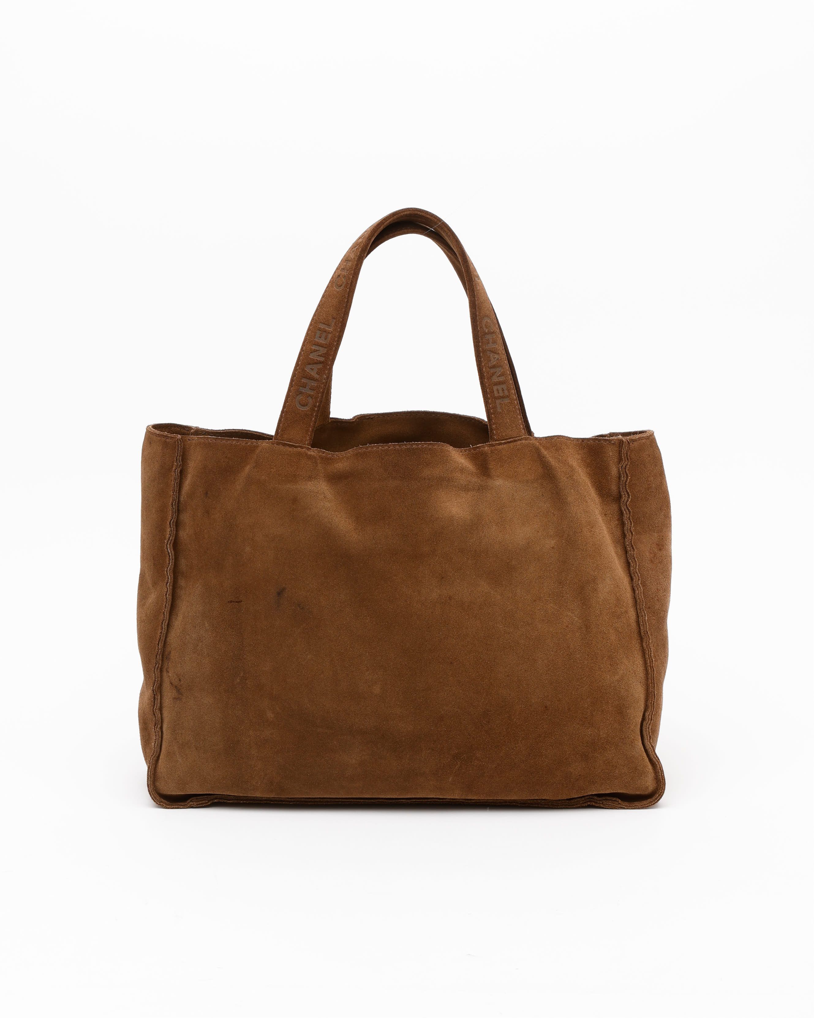 Chanel Suede Tote Bag