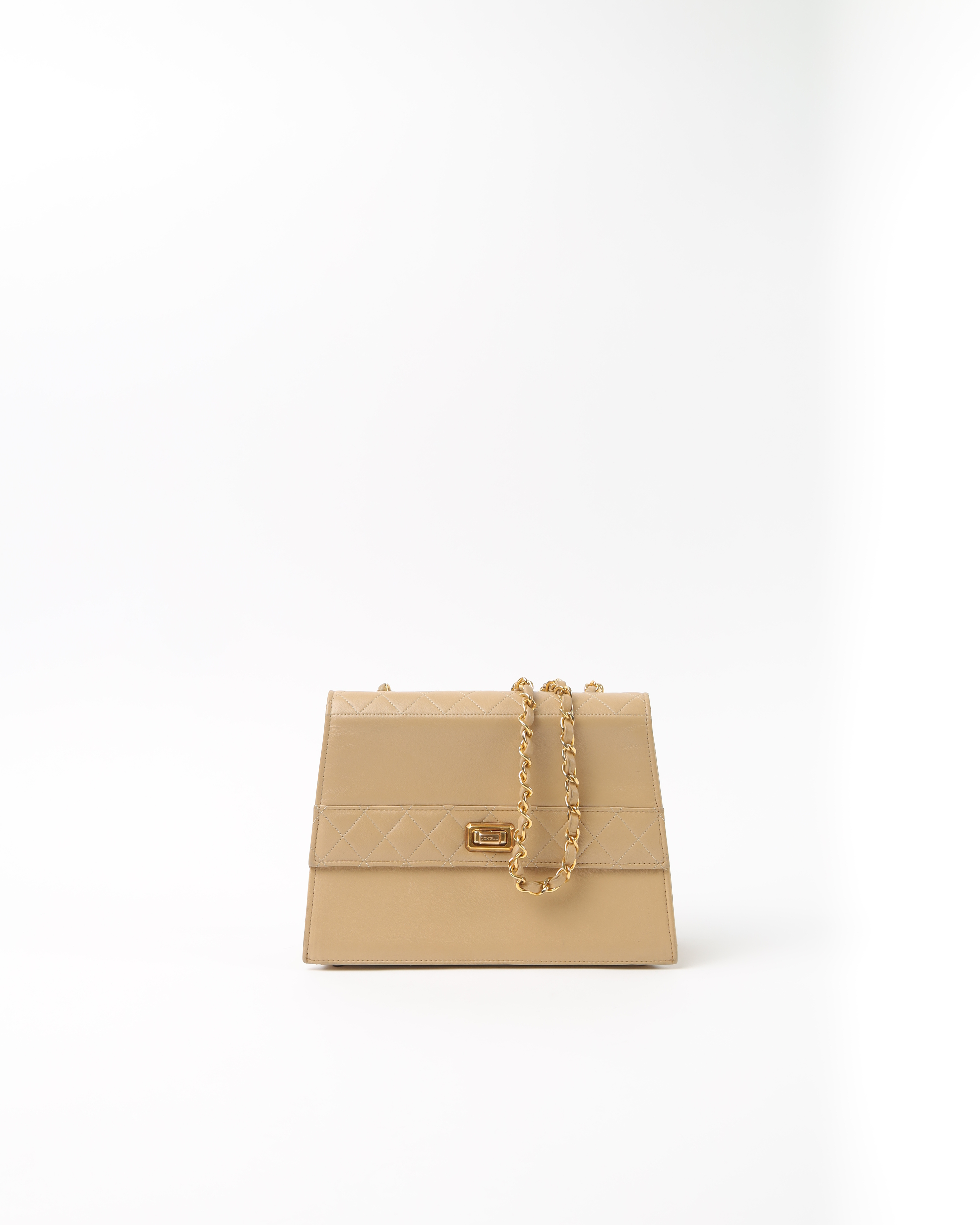 CHANEL Trapezoid Flap Bag