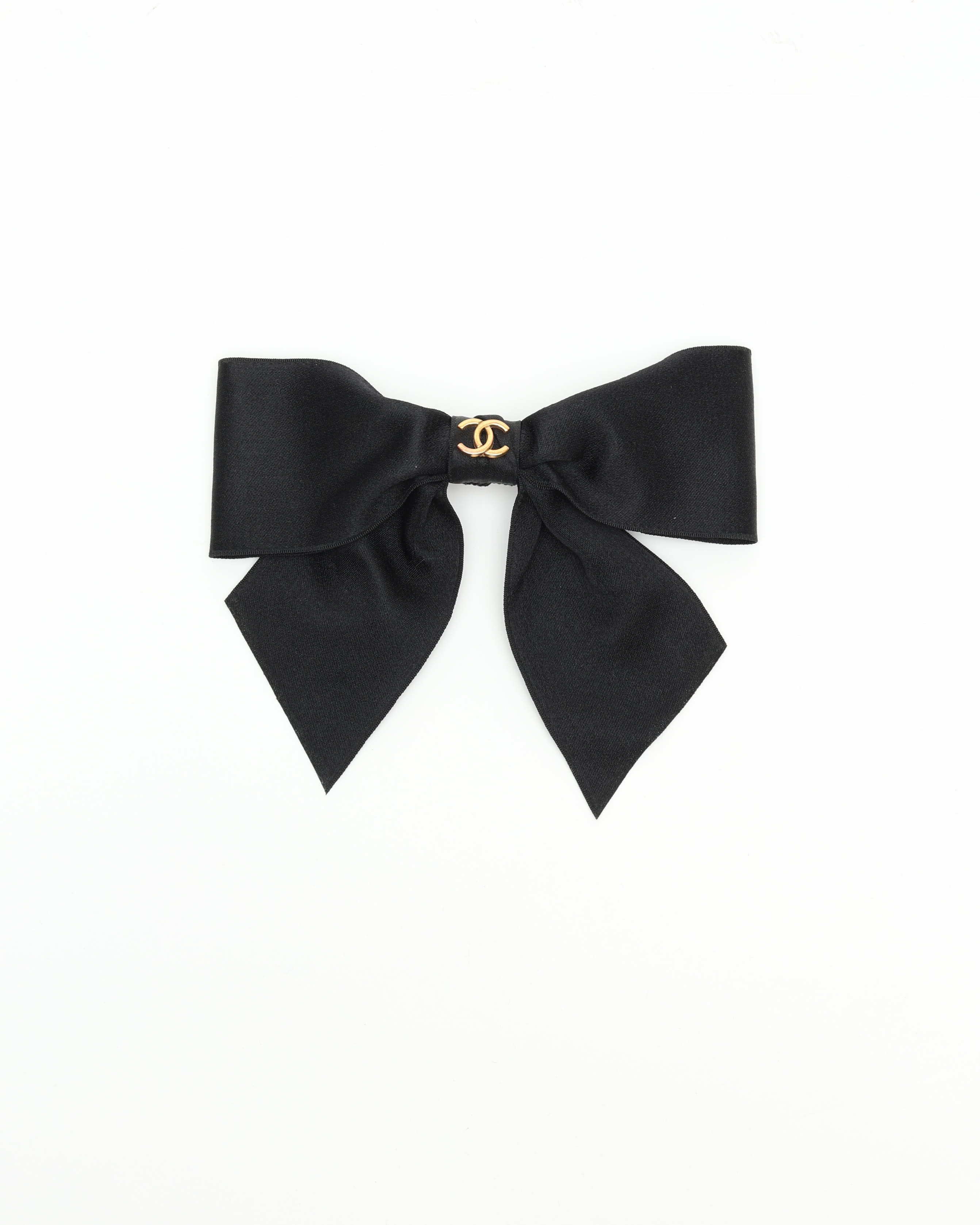 Chanel Valletta Coco Mark Ribbon Hair Clip