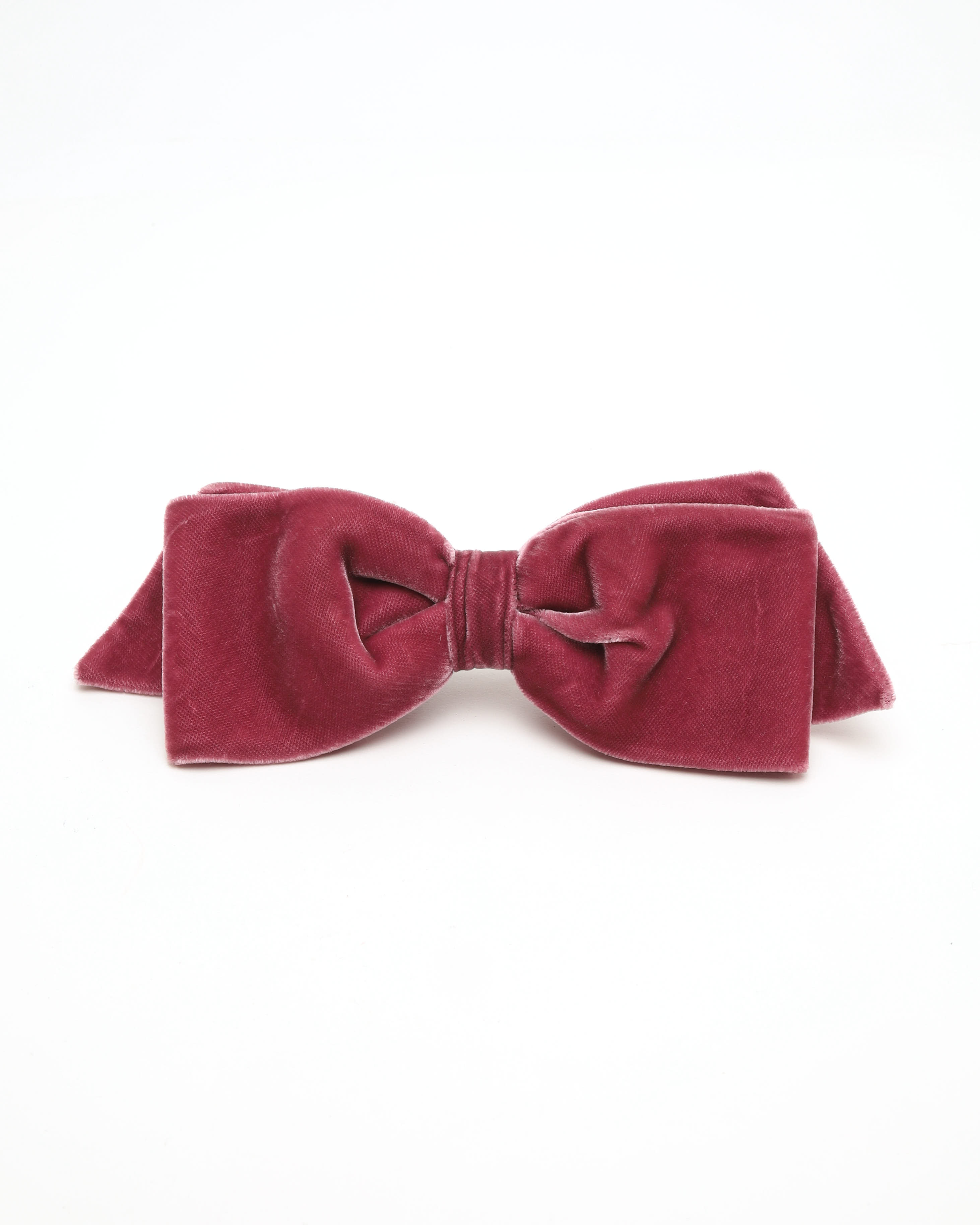 CHANEL Velour Ribbon Hair Clip