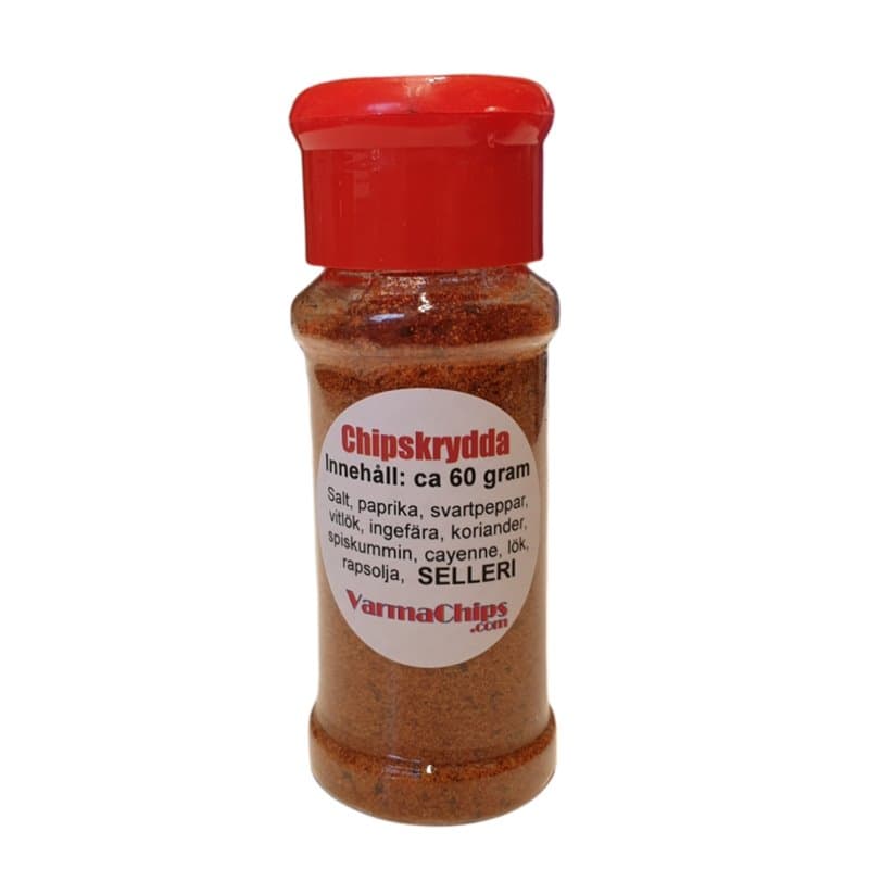 Chipskrydda, ca 60 gram i burk