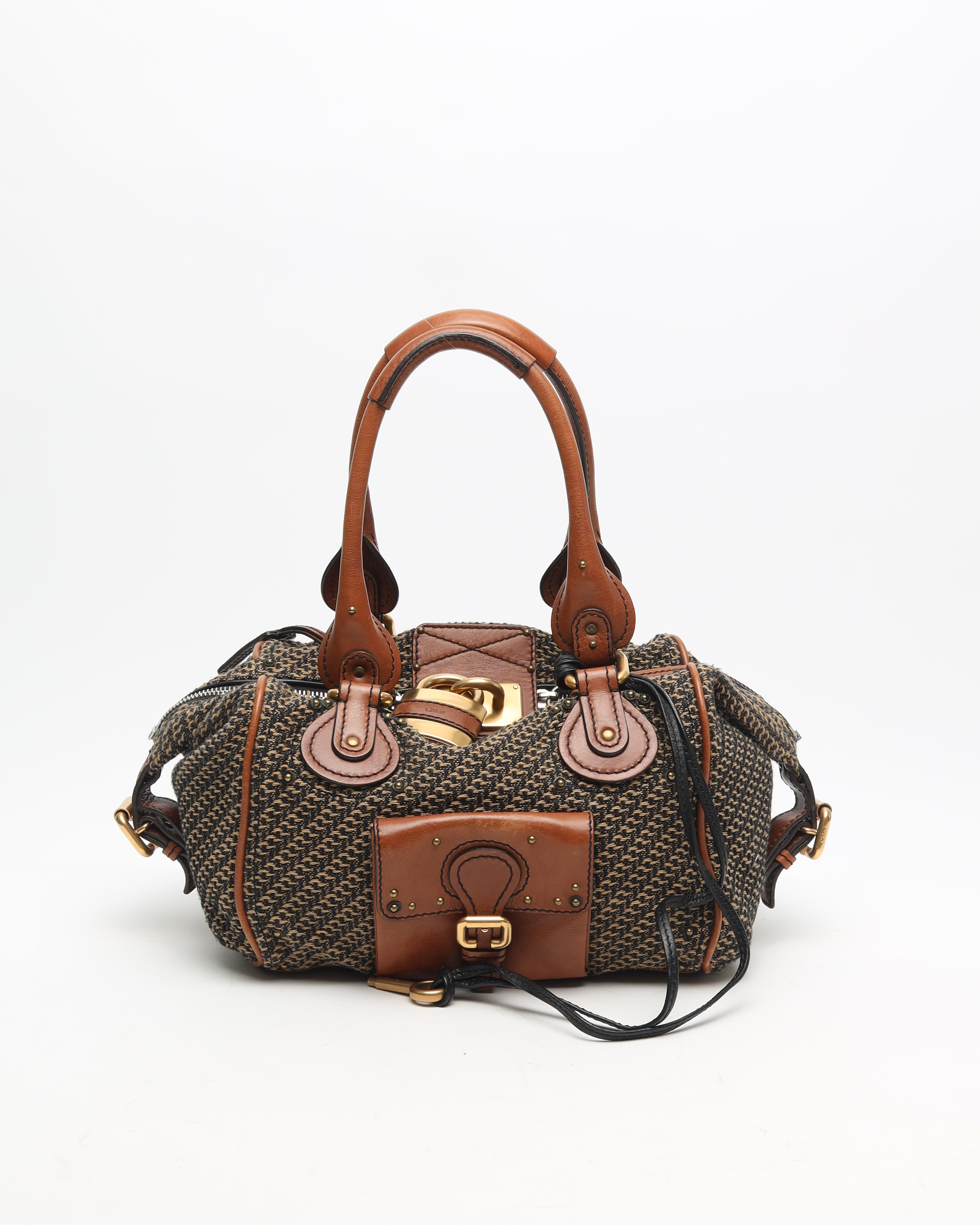 CHLOÉ Tweed Paddington Bag