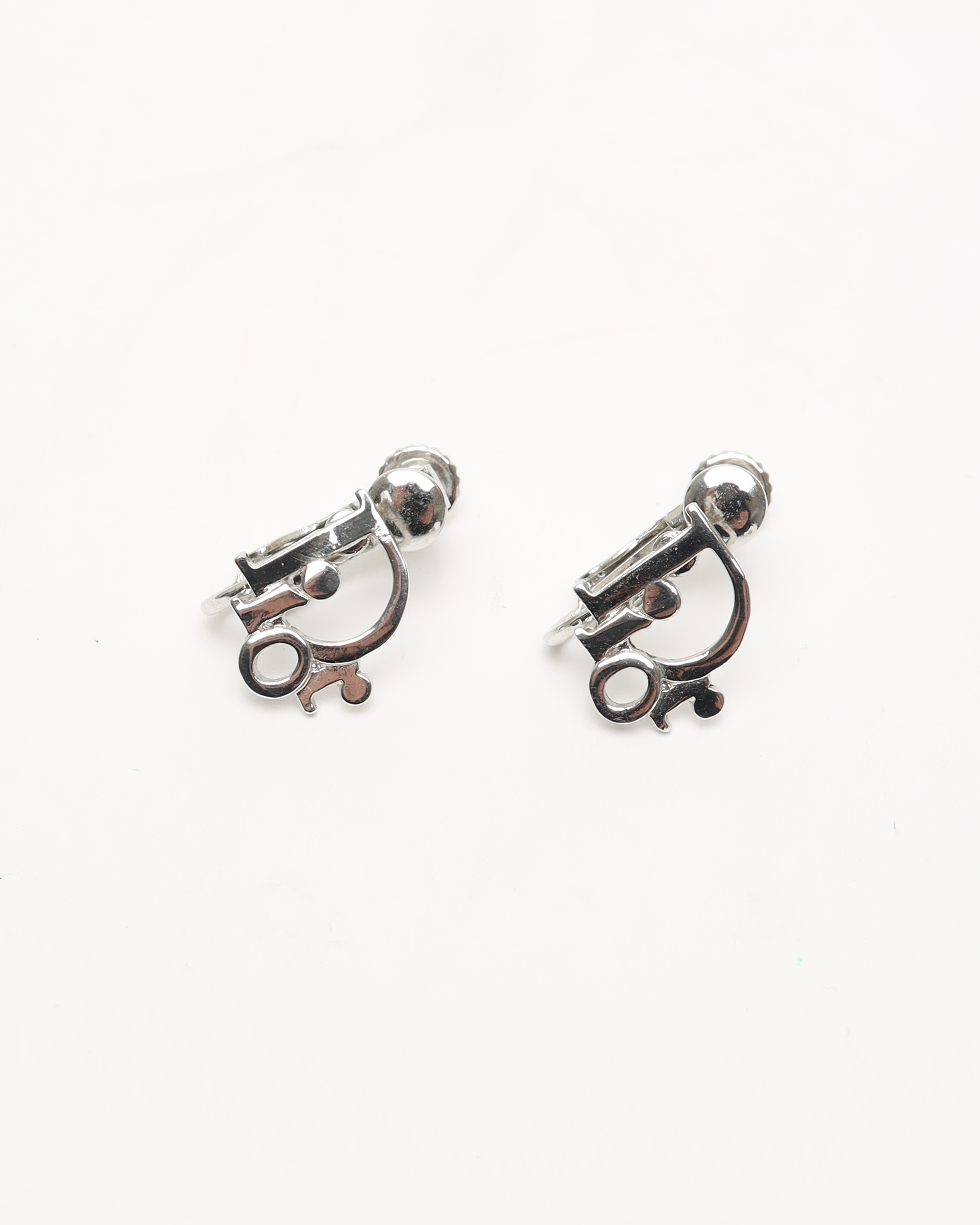 CHRISTIAN DIOR Diorissimo Clip-on Earrings