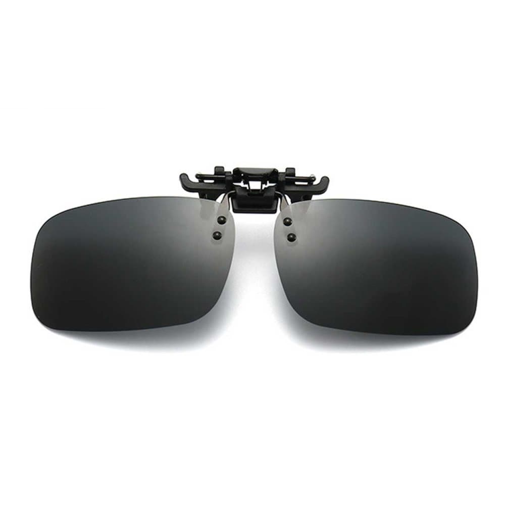 Clip-on Solglasögon Svart Glas 43x60mm