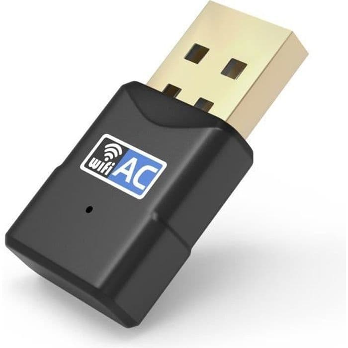 CléWIFI Dongle USB 600 Mpbs för PC,Dator Kompatibel med Windows 11/10/8-1/8/7/Vista/XP/MacOS Phonillico®