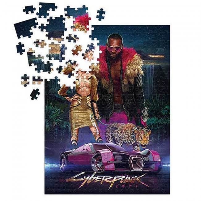 CyberPunk 2077 Pussel Neokitsch, 1000 Bitar