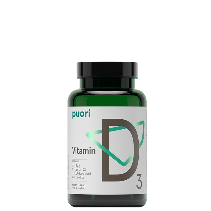 D3-Vitamin - Kokosolja 120 kapslar