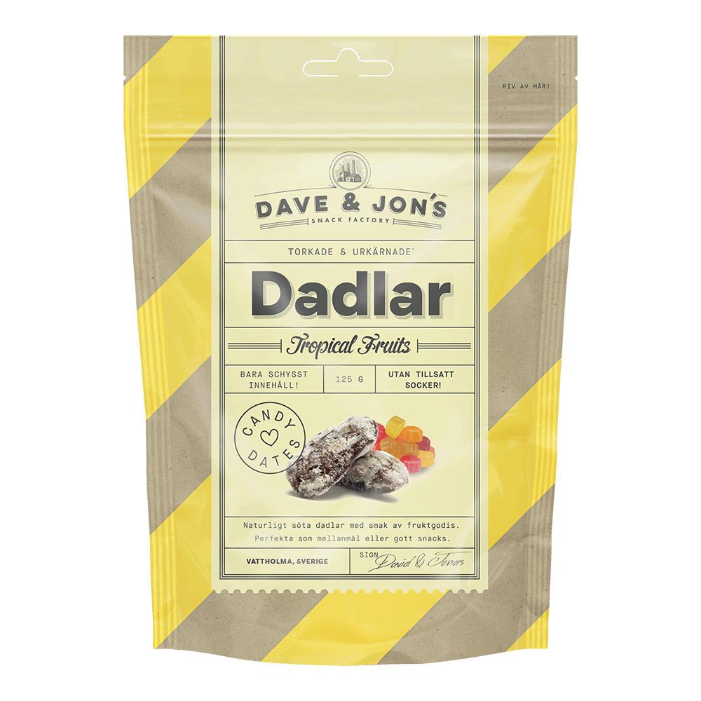 Dave & Jon's Dadlar Tropical Fruits Candy Dates