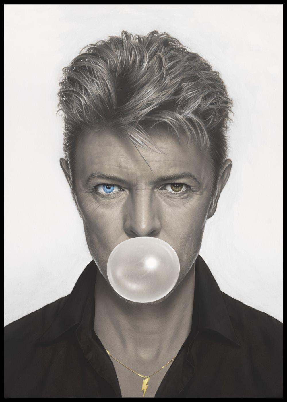 DAVID BOWIE BUBBLEGUM POSTER