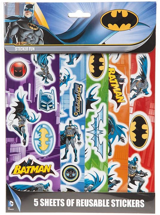 Dc Batman 5 Sheet Sticker Pack