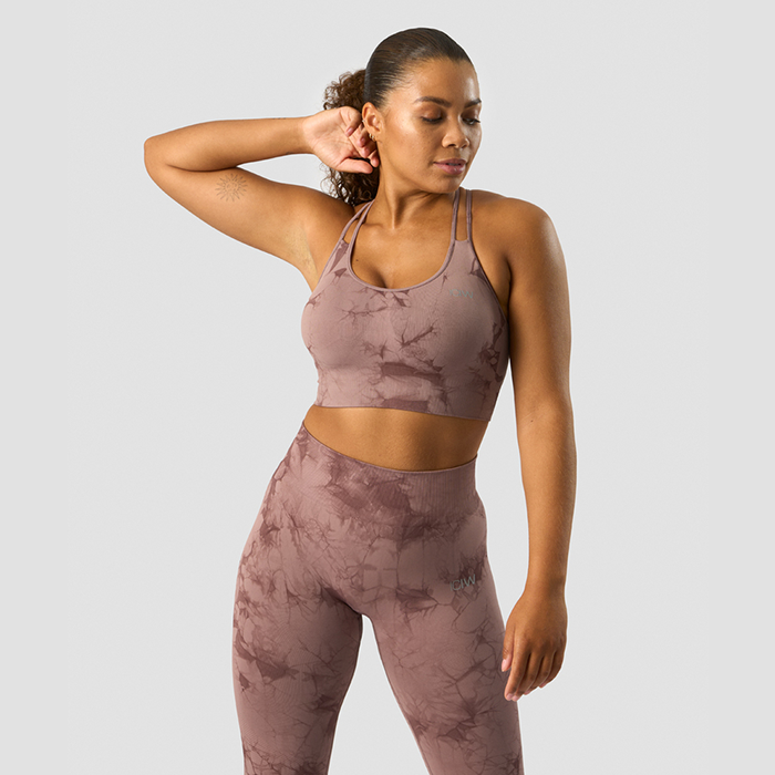 Define Seamless Tie Dye Sport-bh Lila