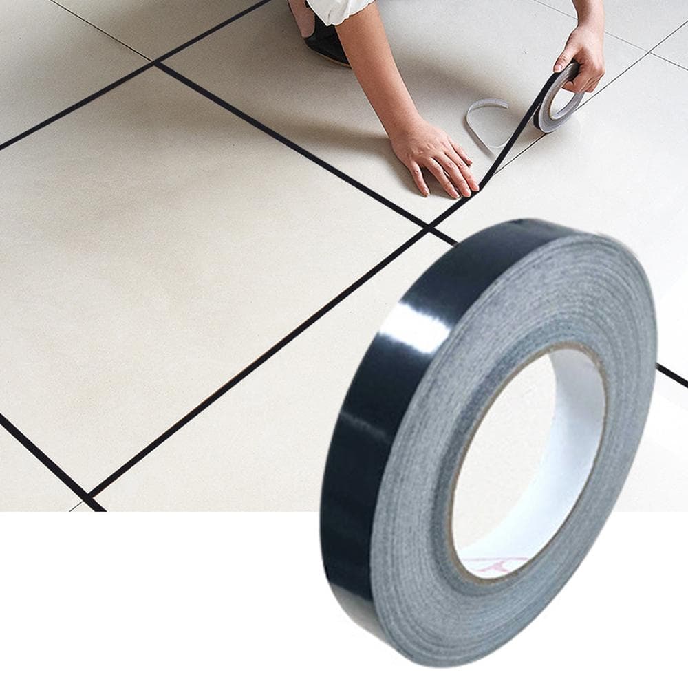 Dekorationstejp för Golv & Vägg - 2cm x 50m - Svart