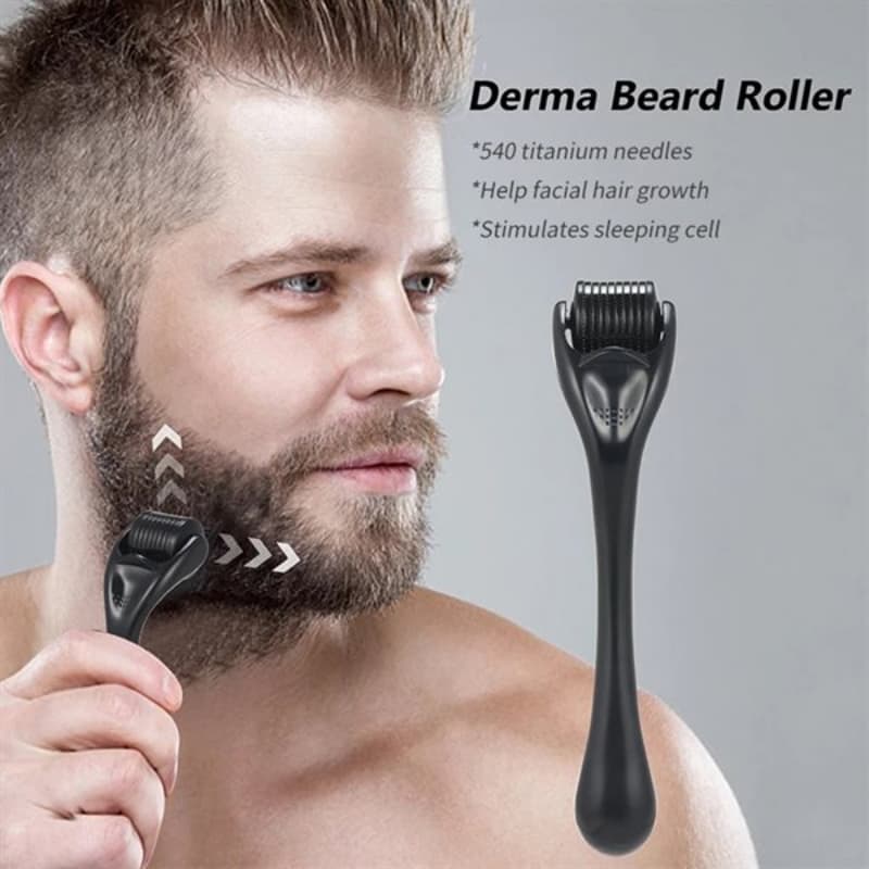 Dermaroller - Skinroller med Mikronålar Svart